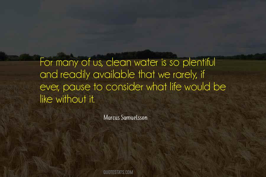 Quotes About Clean Water #1816613