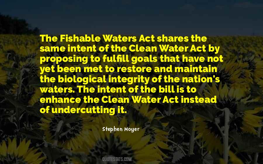Quotes About Clean Water #263975