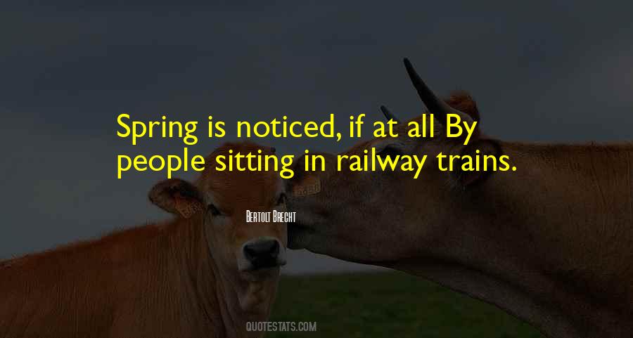 Quotes About Railway Trains #99329