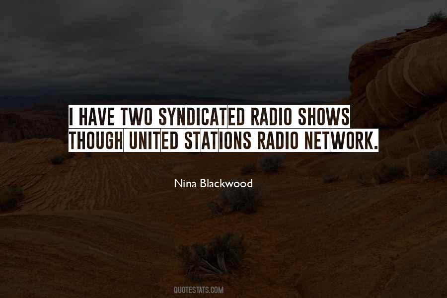 Syndicated Radio Quotes #1602961