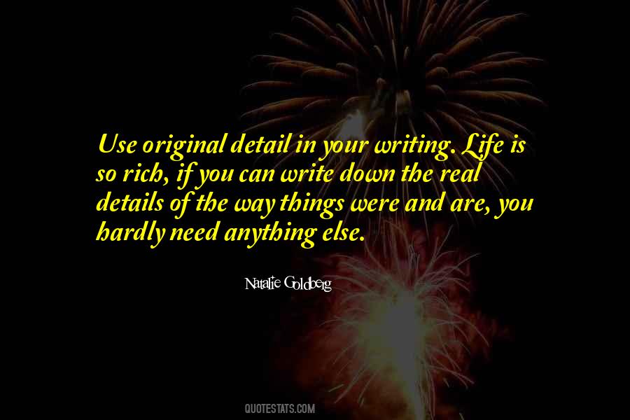 Quotes About Writing And Life #35944