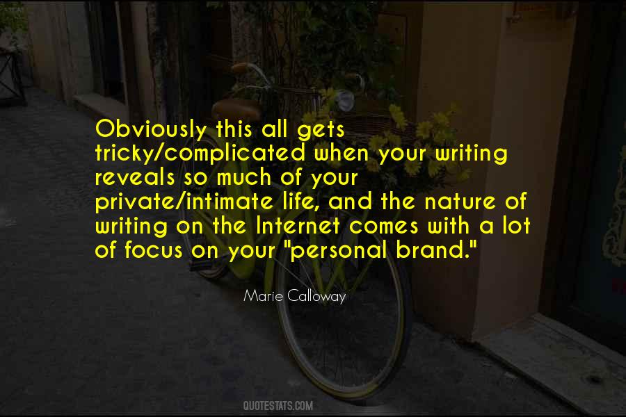 Quotes About Writing And Life #99684