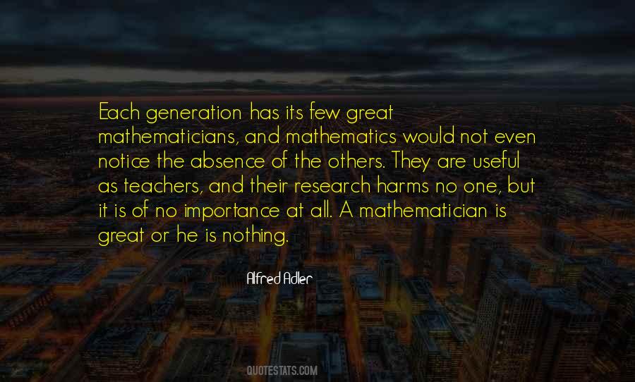 Quotes About Mathematics By Mathematicians #195383