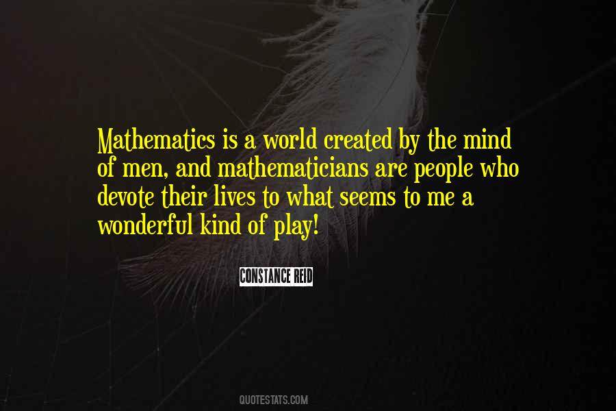 Quotes About Mathematics By Mathematicians #317505