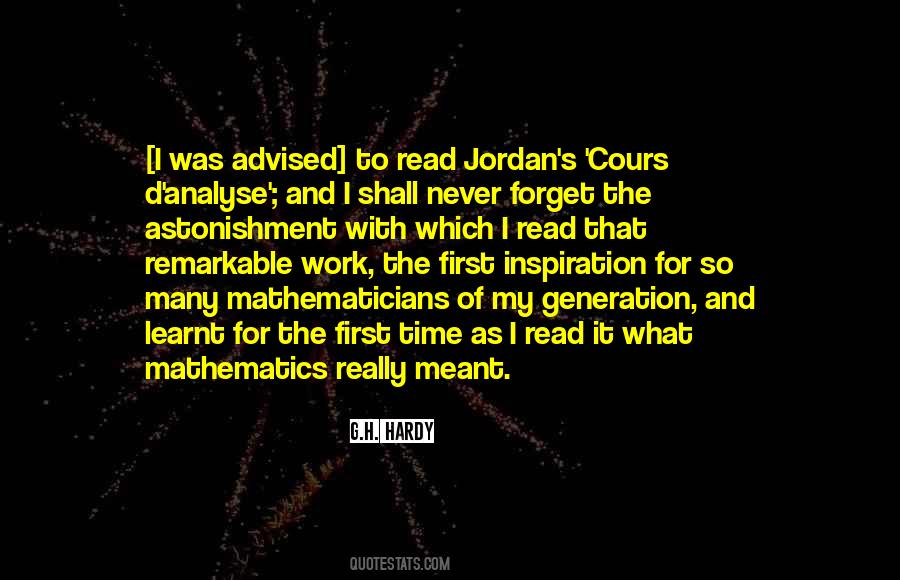 Quotes About Mathematics By Mathematicians #811683