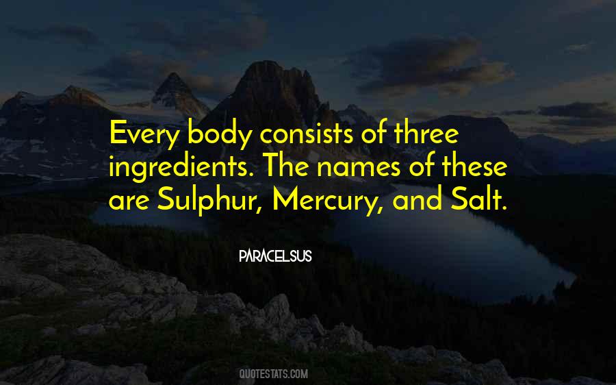 Quotes About Mercury #1038957