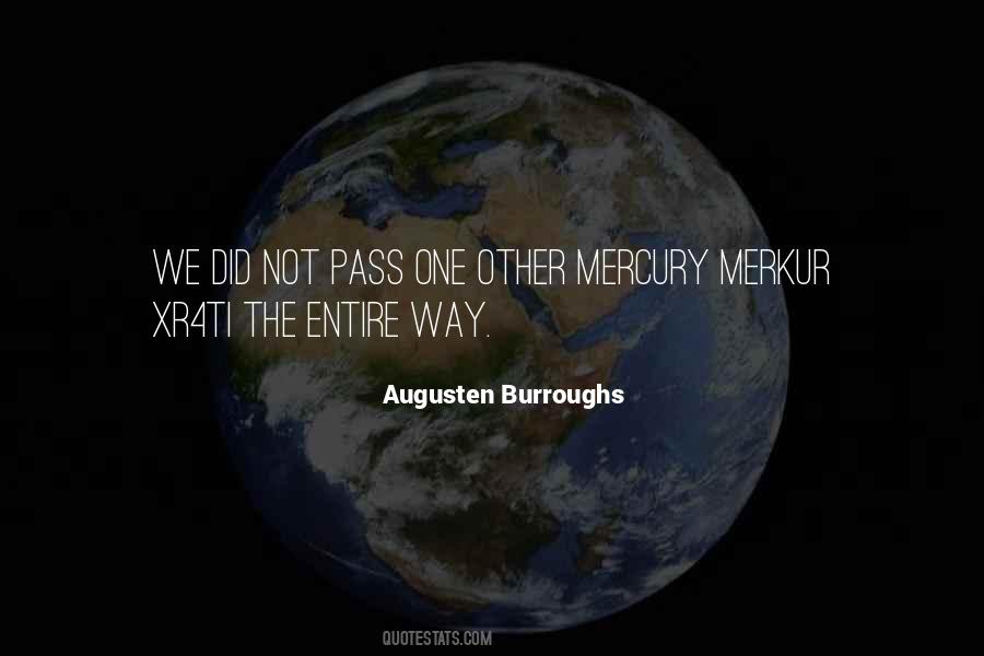 Quotes About Mercury #1238122