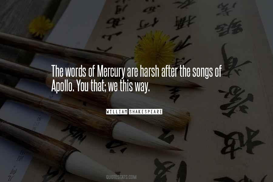 Quotes About Mercury #1343782