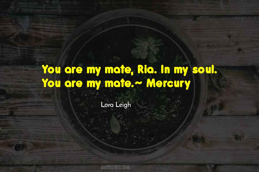 Quotes About Mercury #444815