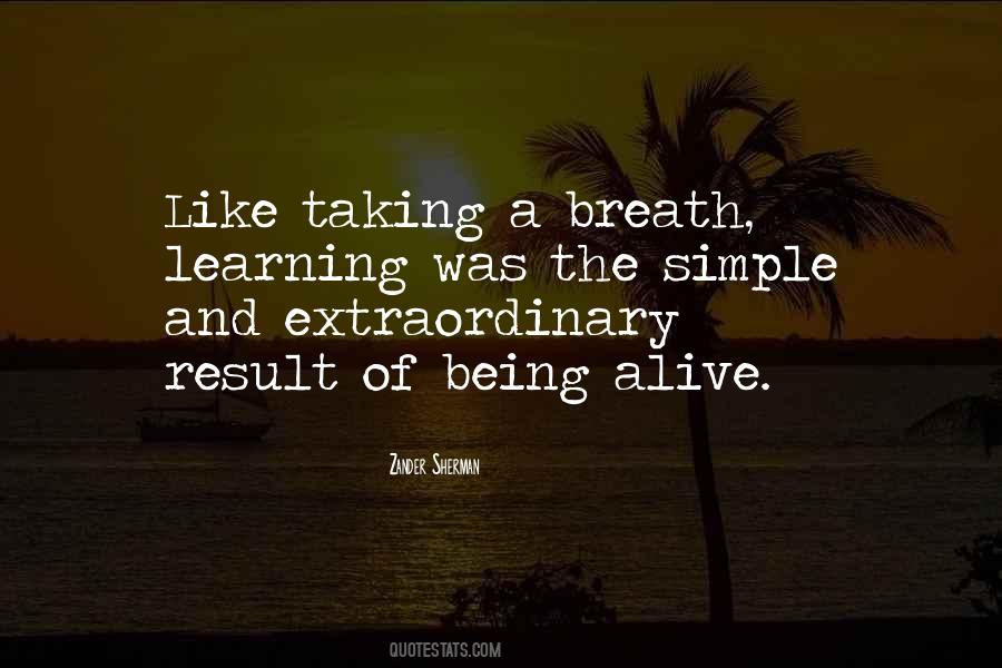 Quotes About Taking A Breath #318332