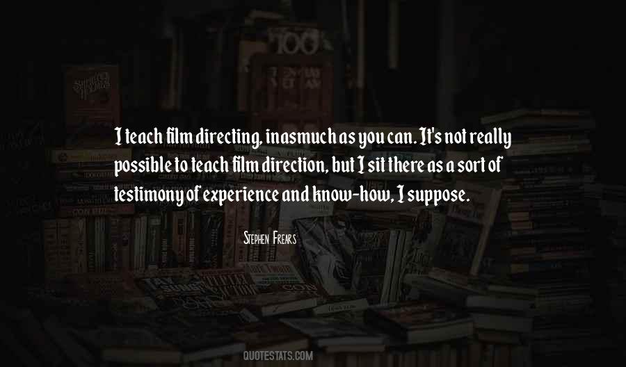 Quotes About Film Directing #441819