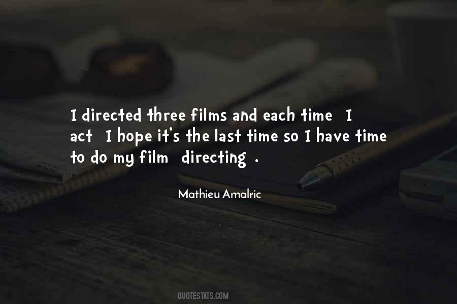 Quotes About Film Directing #491773