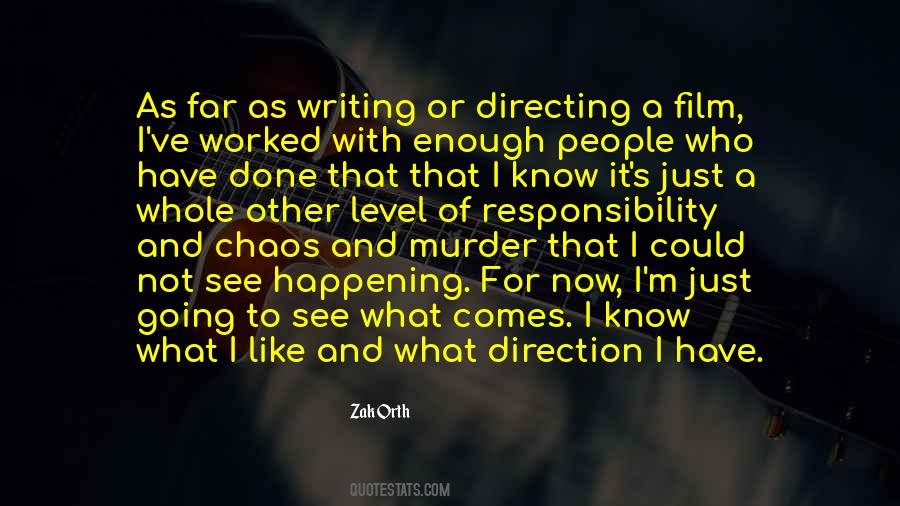 Quotes About Film Directing #506430