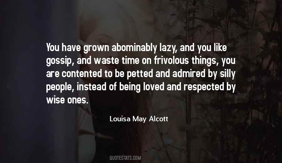 Quotes About Lazy People #228264