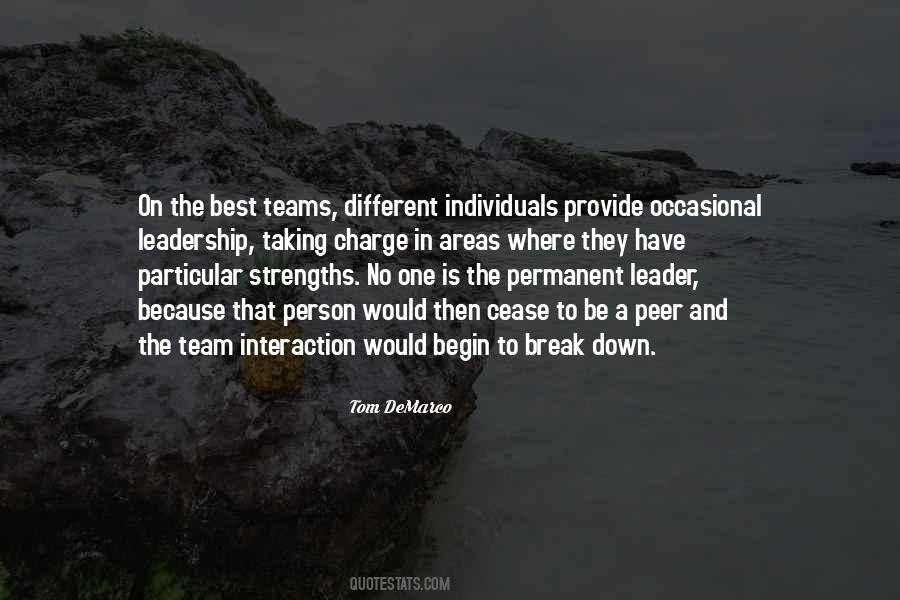 Quotes About A Team Leader #515907