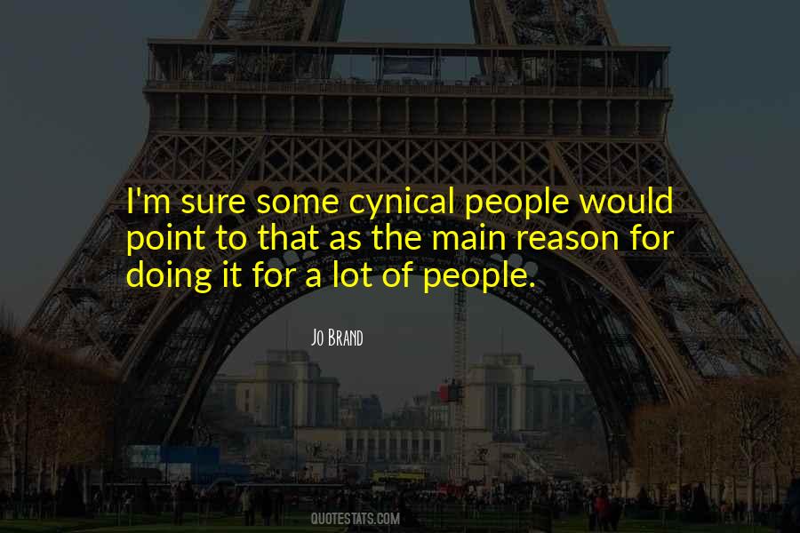 Cynical People Quotes #1449231