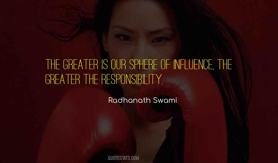 Quotes About Sphere Of Influence #1433653