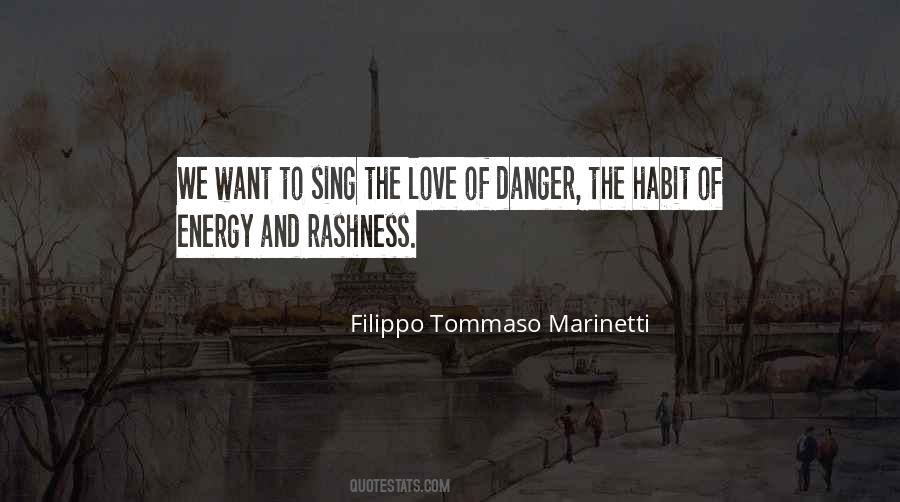 The Danger Of Love Quotes #1553684