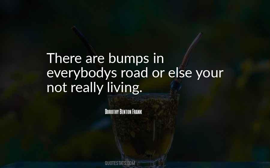 Quotes About Bumps On The Road #187145