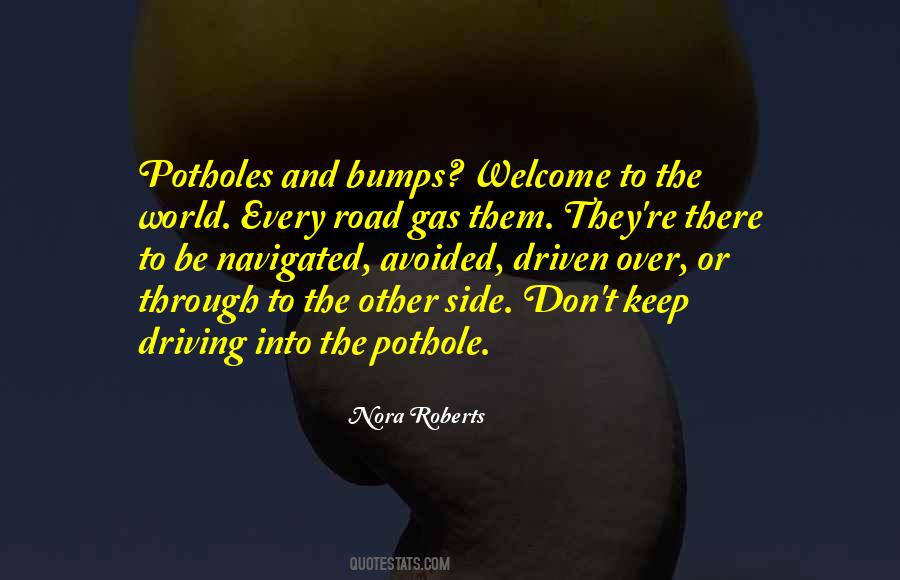 Quotes About Bumps On The Road #746540
