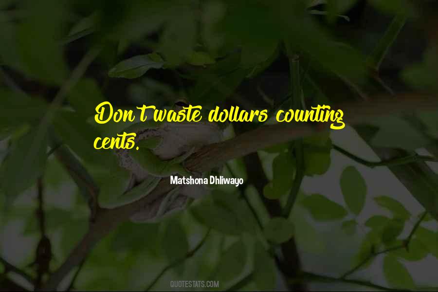 Quotes About Counting Money #1777784