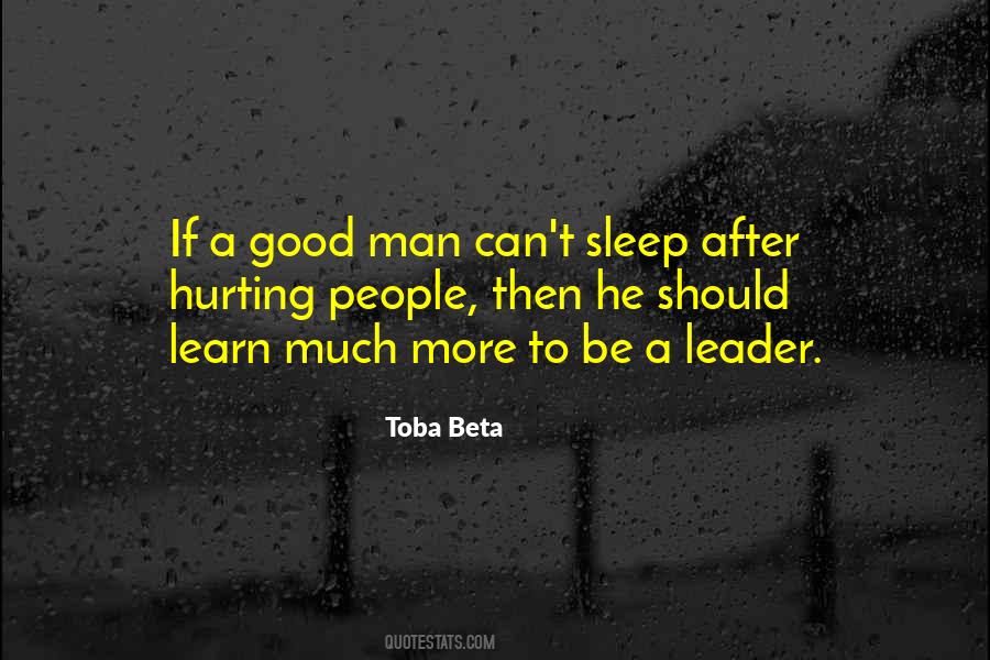 To Be A Leader Quotes #1452424