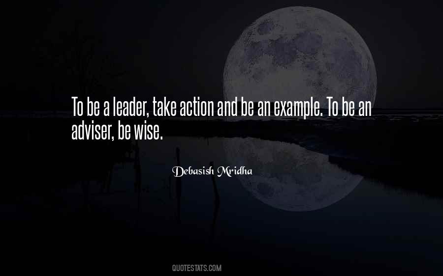 To Be A Leader Quotes #275171