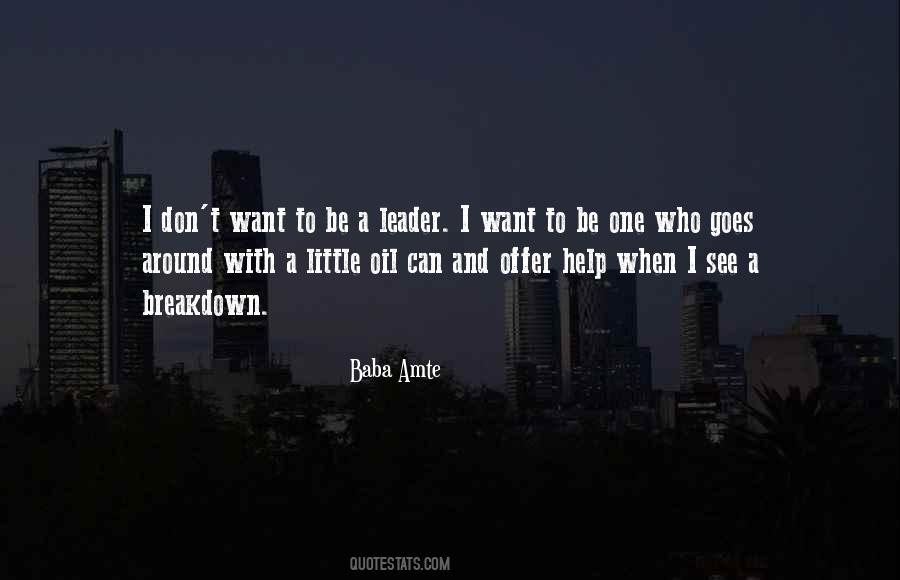 To Be A Leader Quotes #628527