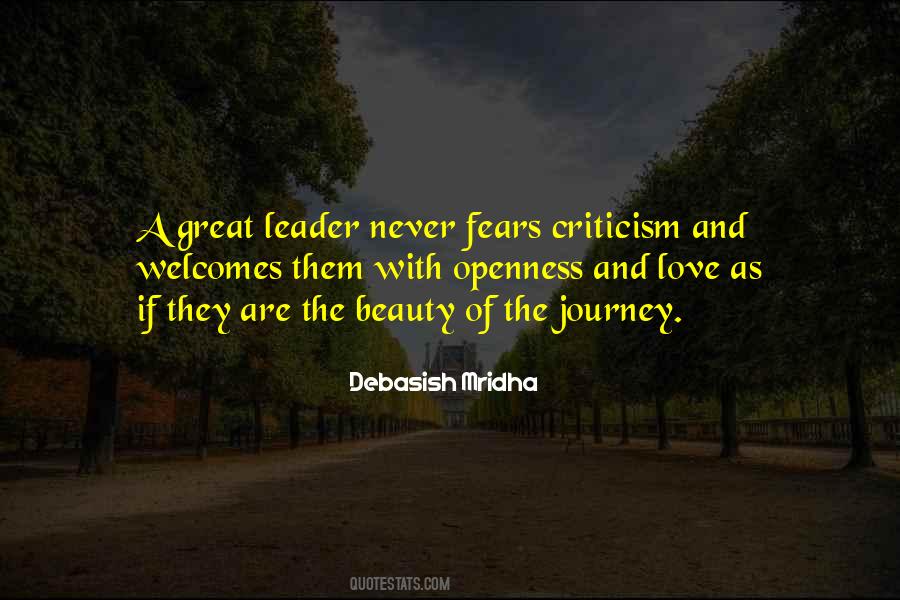 Leadership Journey Quotes #1320439