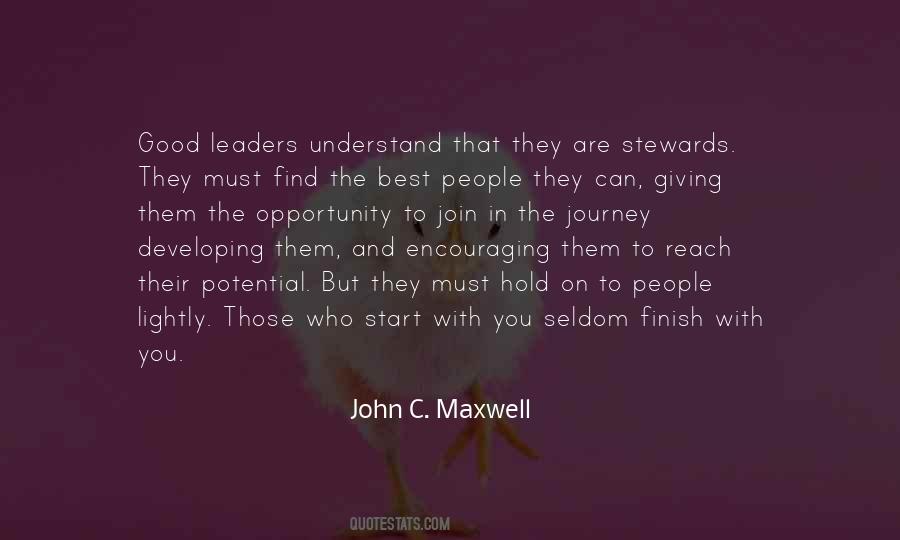 Leadership Journey Quotes #1822122