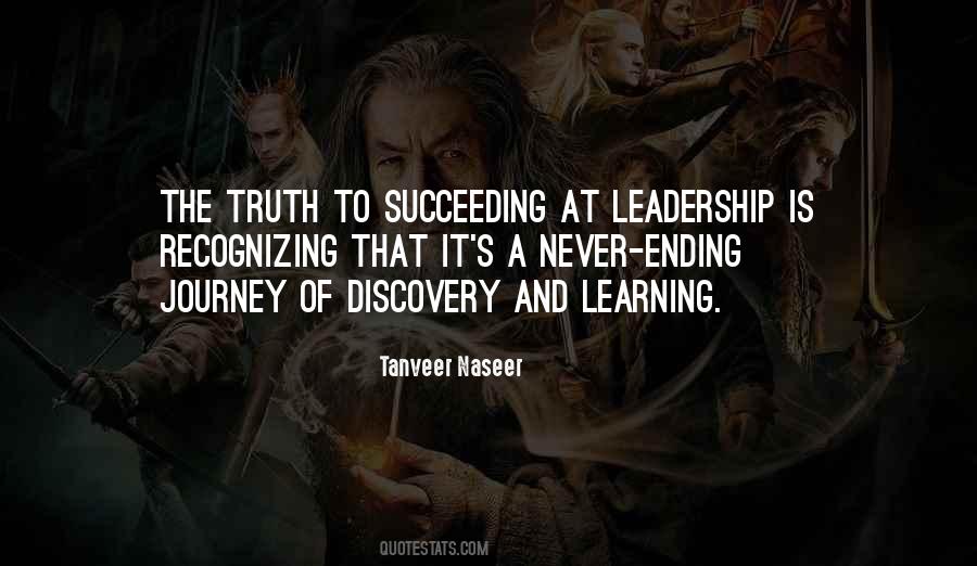 Leadership Journey Quotes #18324