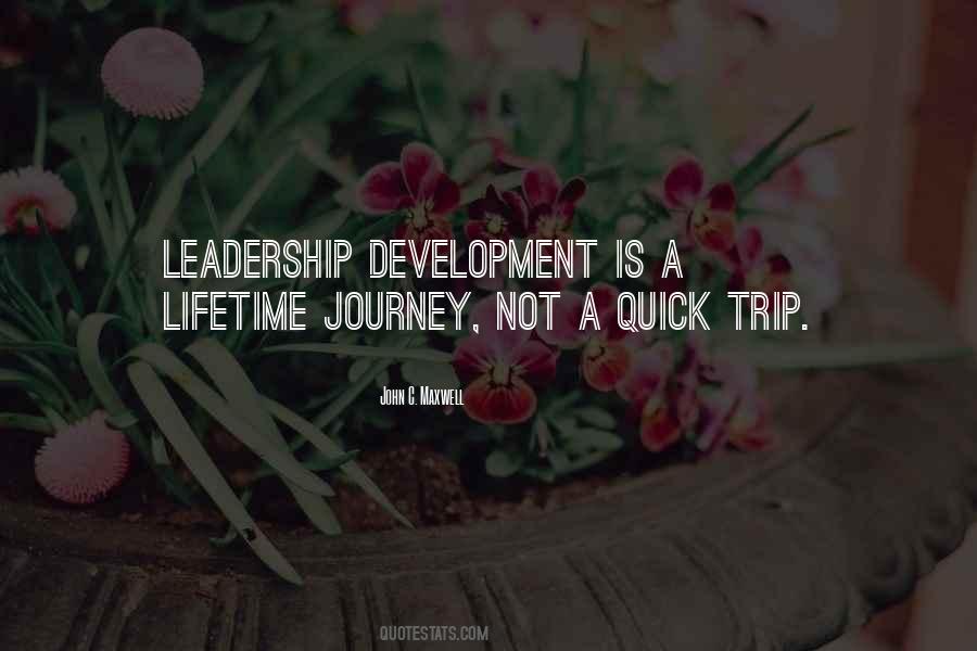 Leadership Journey Quotes #734320