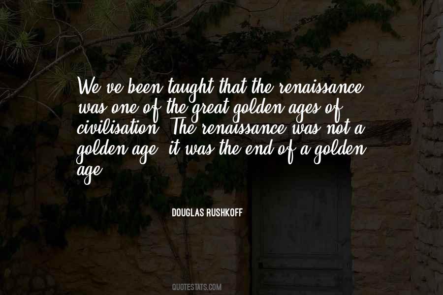 Quotes About Golden Age #357254