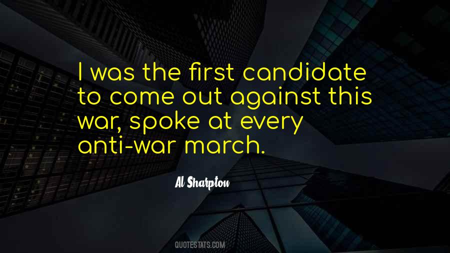 Quotes About Anti War #1094949
