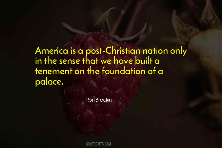 Quotes About America As A Christian Nation #1439499