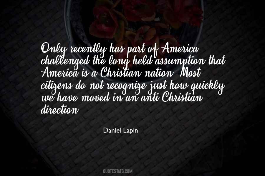 Quotes About America As A Christian Nation #453582