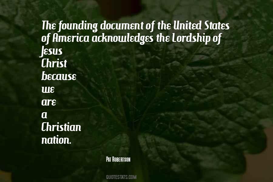 Quotes About America As A Christian Nation #771042