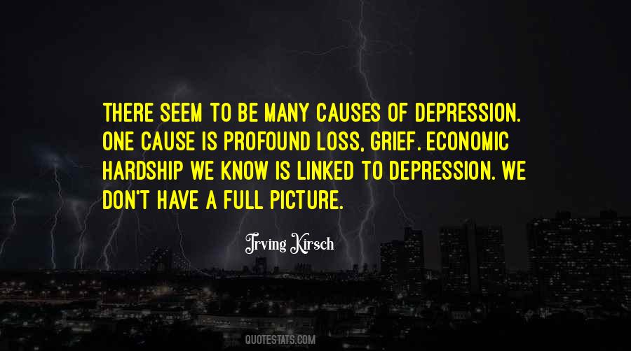 Quotes About Causes Of Depression #871846
