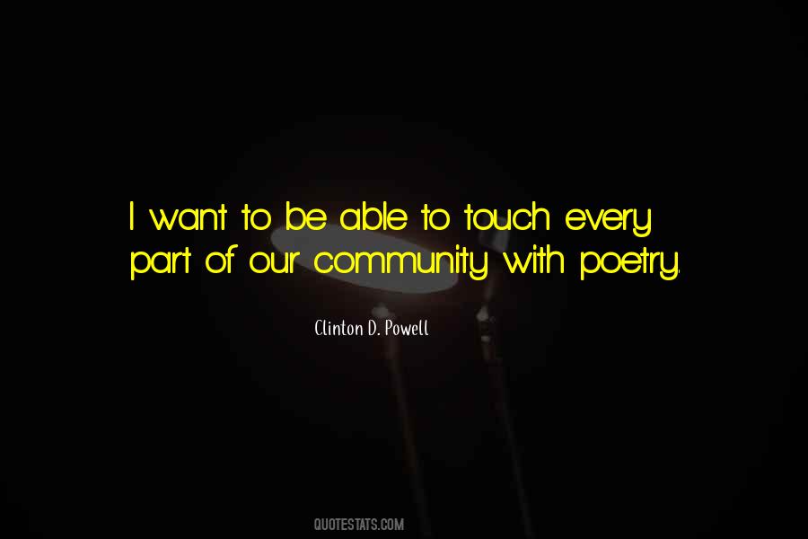 Poetry Community Quotes #1492908