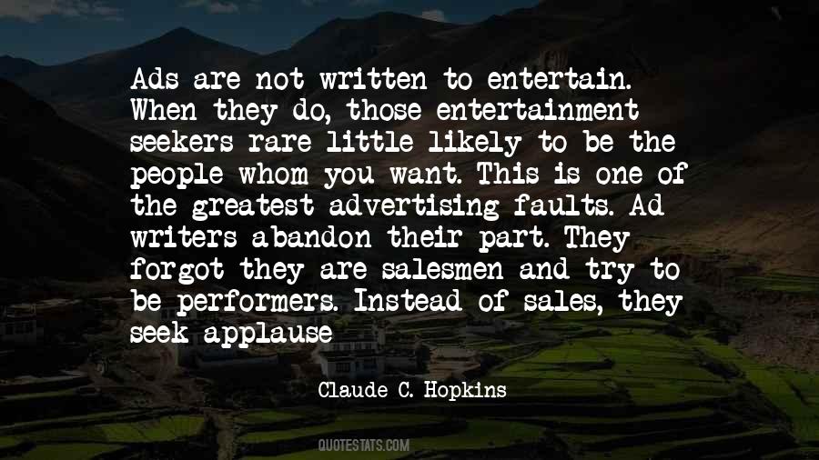 Advertising Sales Quotes #1304465