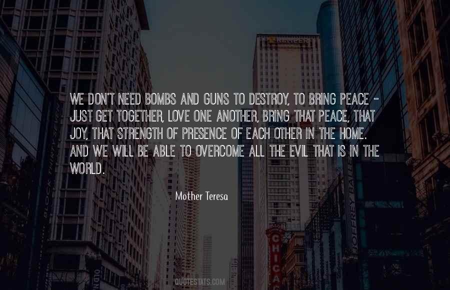 Quotes About Peace In The Home #1064615