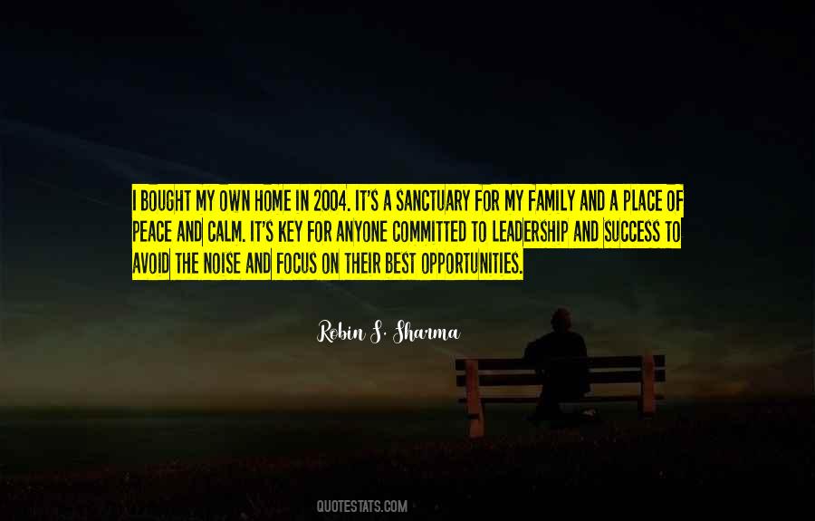 Quotes About Peace In The Home #689412