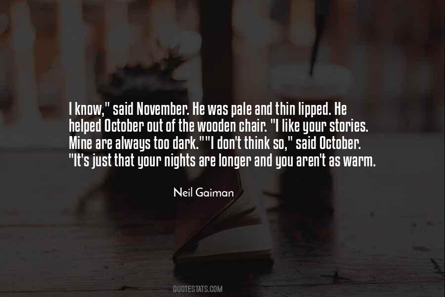 Quotes About November #1055666