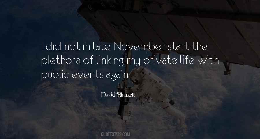 Quotes About November #1107628