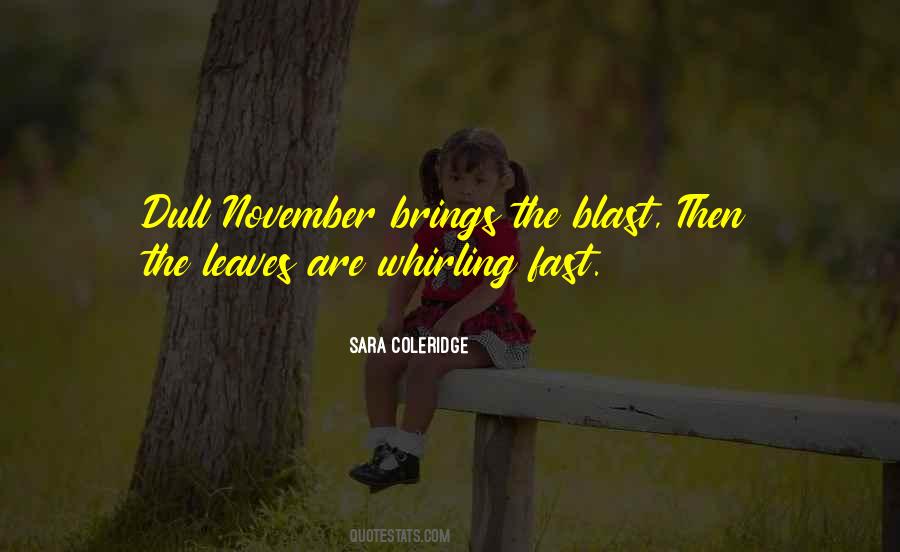 Quotes About November #1126851