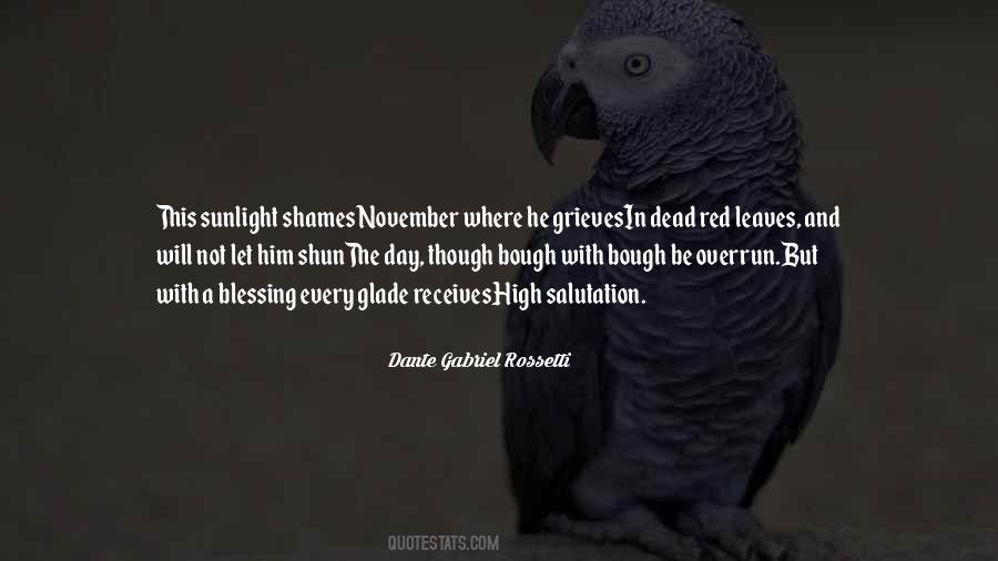 Quotes About November #1267618