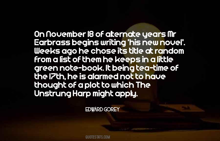 Quotes About November #1354050