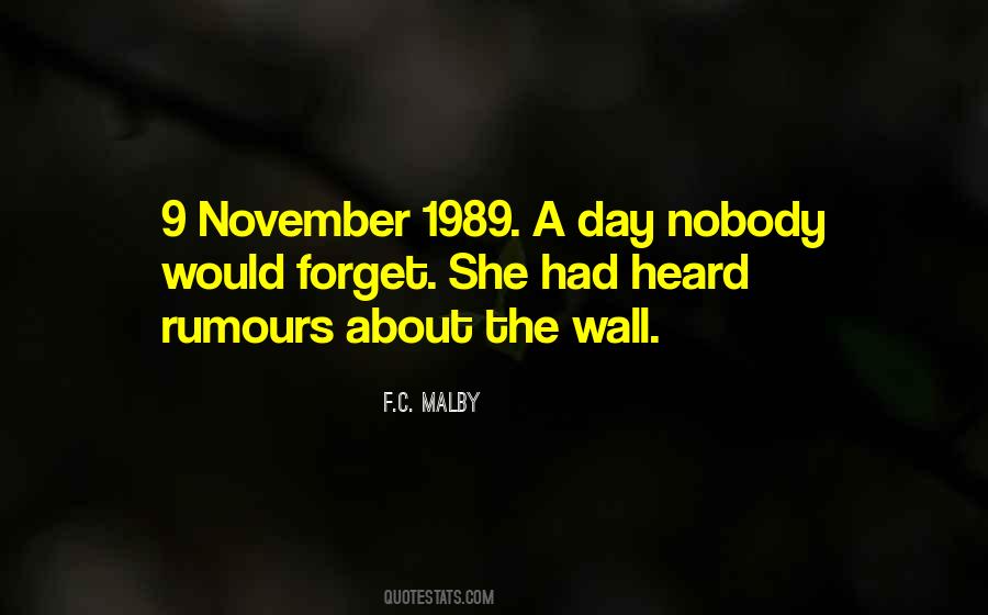 Quotes About November #1387345