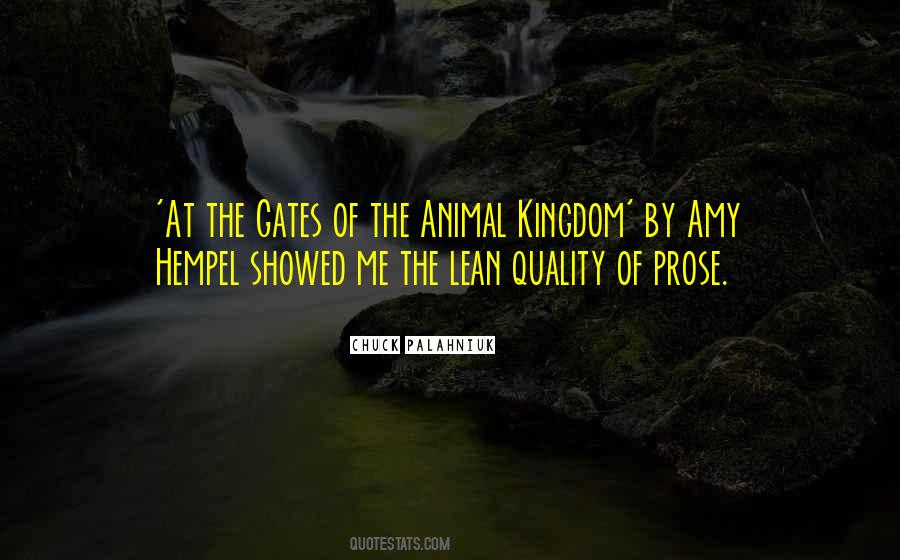 Quotes About The Animal Kingdom #1366876