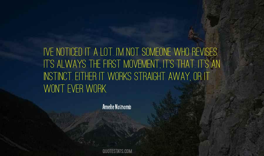 First Instinct Quotes #1281268